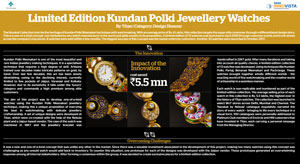 Limited Edition Kundan Polki Jewellery Watches